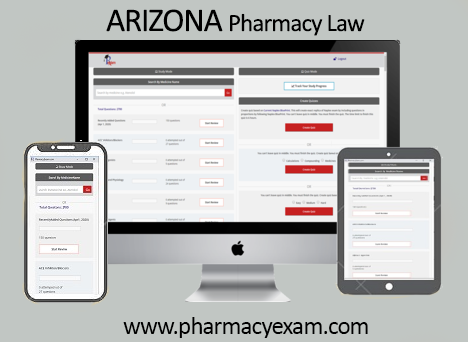 Arizona Pharmacy Law Test (Online Access)