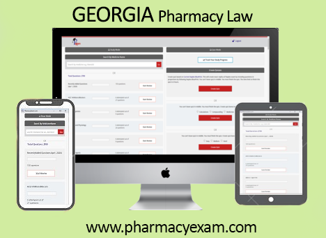 Georgia Pharmacy Law Test (Online Access)