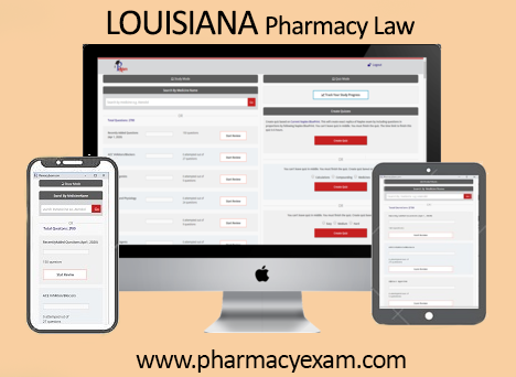 Louisiana Pharmacy Law Test (Online Access)