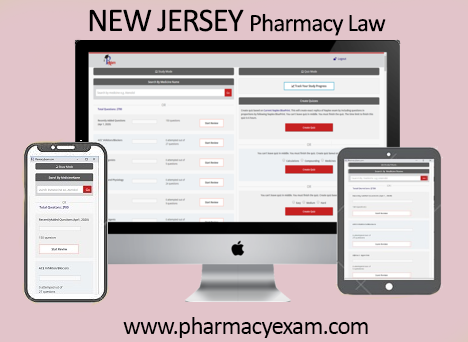 New Jersey Pharmacy Law Test (Online Access)