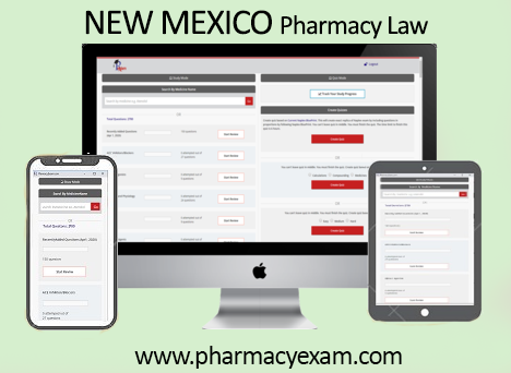 New Mexico Pharmacy Law Test (Online Access)