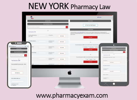 New York Pharmacy Law Test (Online Access)